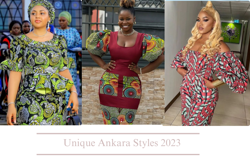 Unique Ankara Styles 2023: Most Stylish, Trendy, and Modern Style Ankara Dress Designs Ladies wearing Ankara style dresses