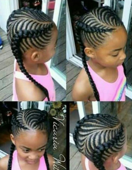 Little Girls Cornrows Braids Hairstyles
