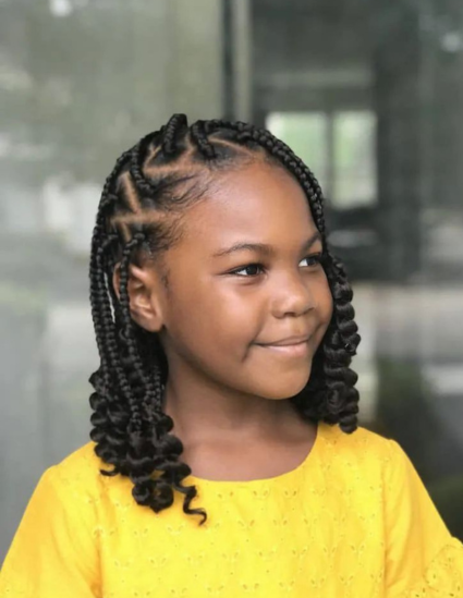 Little Girls Cornrows Braids Hairstyles