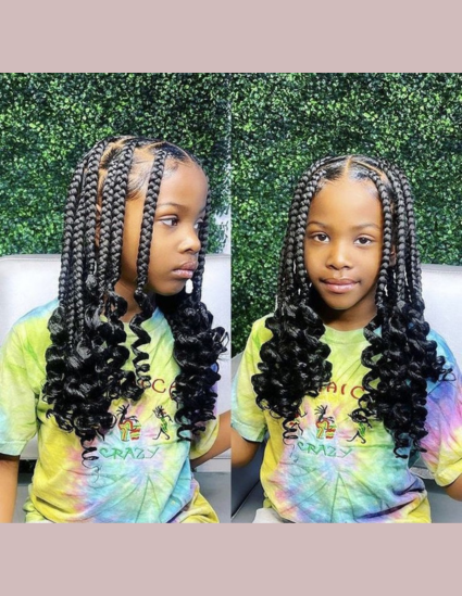 Little Girls Cornrows Braids Hairstyles