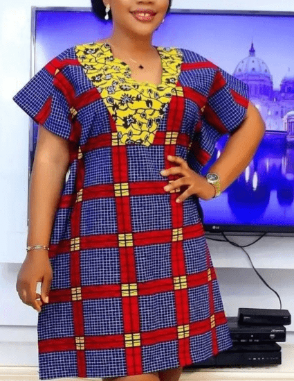 Short Ankara Gown Styles 