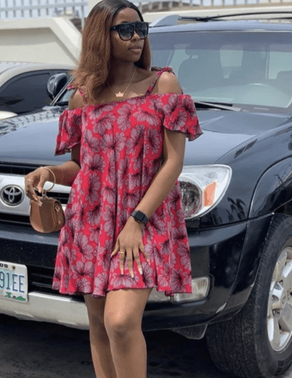 Short Ankara Gown Styles