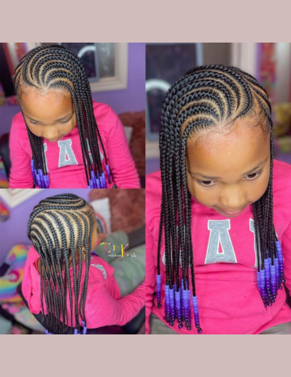  Little Girls Cornrows Braids Hairstyles