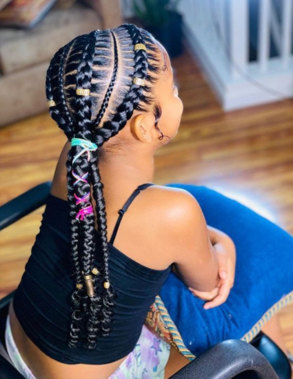  Little Girls Cornrows Braids Hairstyles