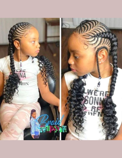  Little Girls Cornrows Braids Hairstyles