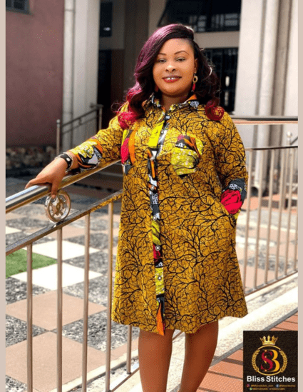 Best Short Ankara Gown Style