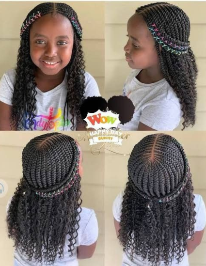 Little Girls Cornrows Braids Hairstyles