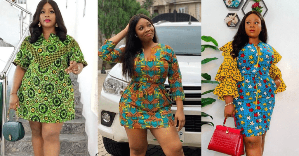 Ankara Short Dresses