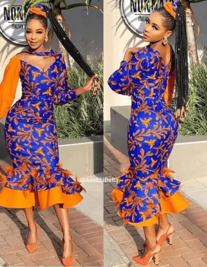 2024 Stylish Ankara Styles: 40 + Best Ways to Combine Ankara with Plain ...