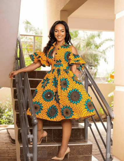 Flare Ankara Gown