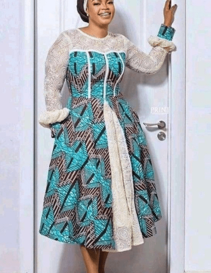 Flare Ankara Gown