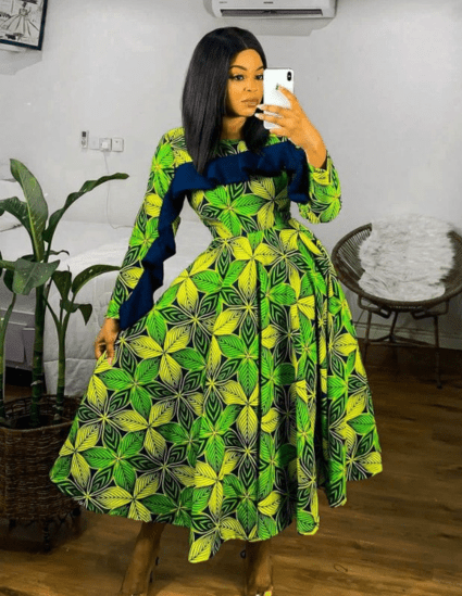 Flare Ankara Gown