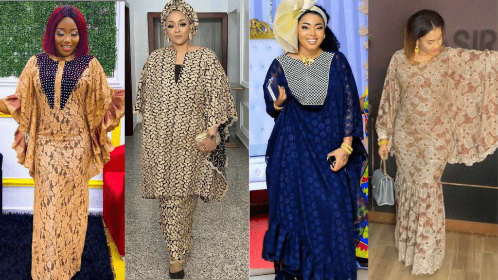 Asoebi lace dress styles