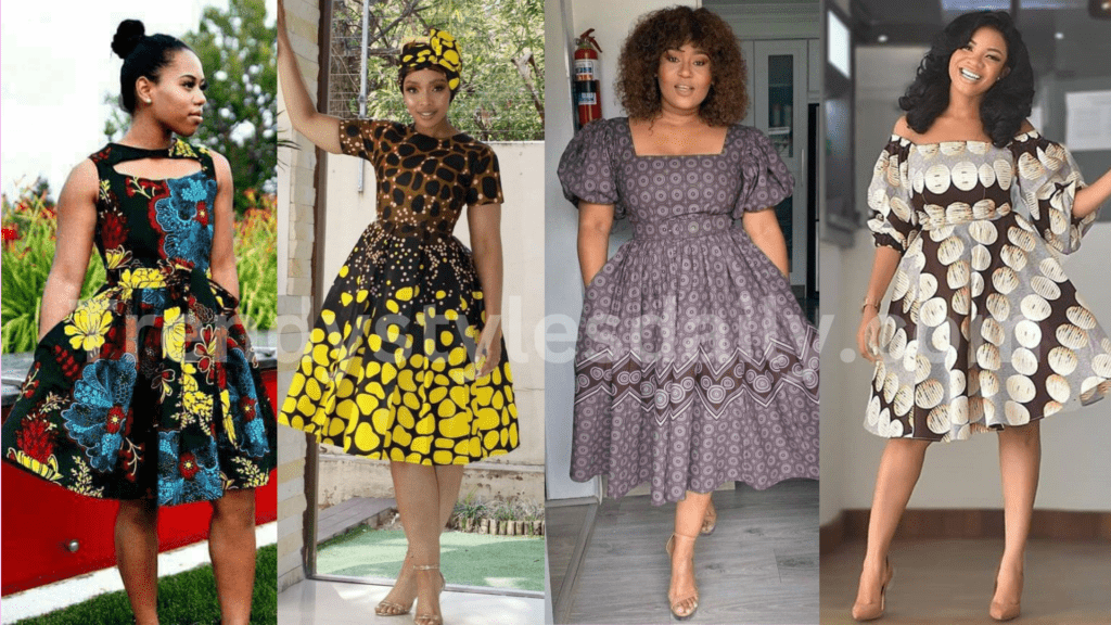 40 Stylish Ankara Flare Gown Styles to Try In 2024 Ankara Flare Gown Styles