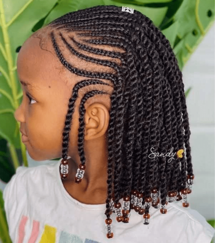 45 BEST LITTLE GIRL PARTY STYLE BRAIDS CORNROW HAIRSTYLE IDEAS FOR 2024 little girl party style braids