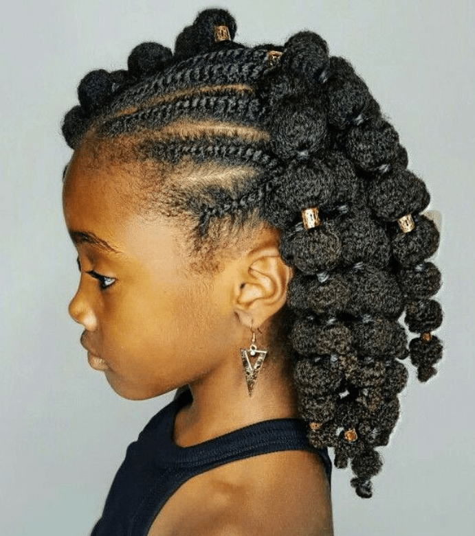 45 BEST LITTLE GIRL PARTY STYLE BRAIDS CORNROW HAIRSTYLE IDEAS FOR 2024 little girl party style braids