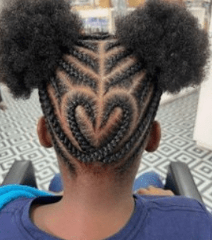 45 BEST LITTLE GIRL PARTY STYLE BRAIDS CORNROW HAIRSTYLE IDEAS FOR 2024 little girl party style braids