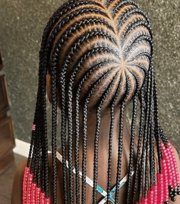 45 BEST LITTLE GIRL PARTY STYLE BRAIDS CORNROW HAIRSTYLE IDEAS FOR 2024 little girl party style braids