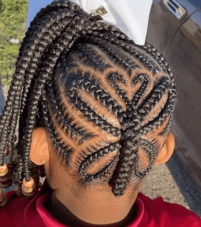 45 BEST LITTLE GIRL PARTY STYLE BRAIDS CORNROW HAIRSTYLE IDEAS FOR 2024 little girl party style braids