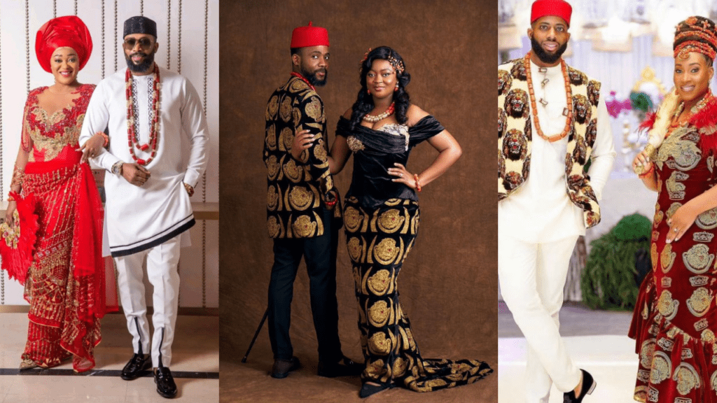 25 PHOTOS: Gorgeous Igbo Traditional Wedding Attire for Couples Igbo Traditional Wedding Attire