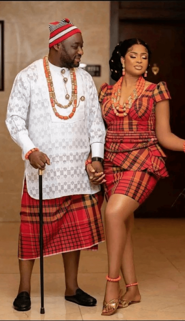 25 PHOTOS: Gorgeous Igbo Traditional Wedding Attire for Couples Copy Of Untitled Design 20 2 590x1024