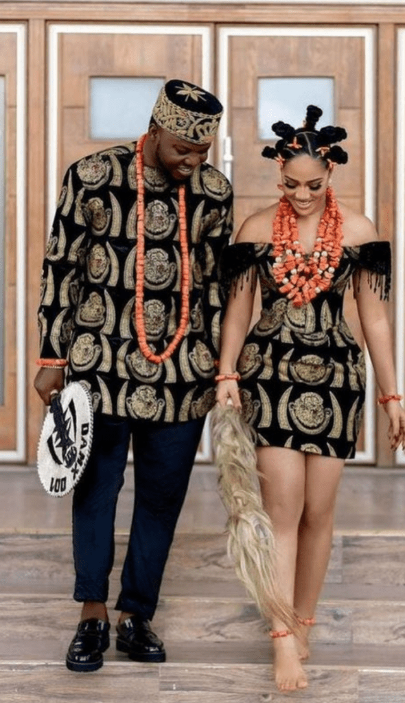 25 PHOTOS: Gorgeous Igbo Traditional Wedding Attire for Couples Copy Of Untitled Design 9 2 590x1024