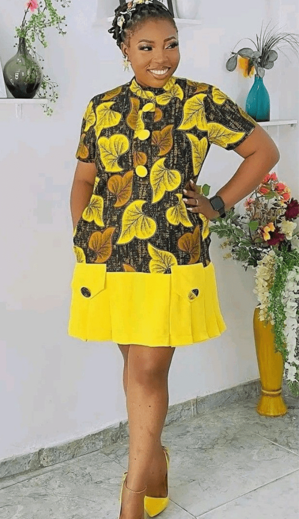 2025 New Ankara Short Gown Styles for Women: Ankara Styles (25 PHOTOS) New Ankara Short Gown Styles