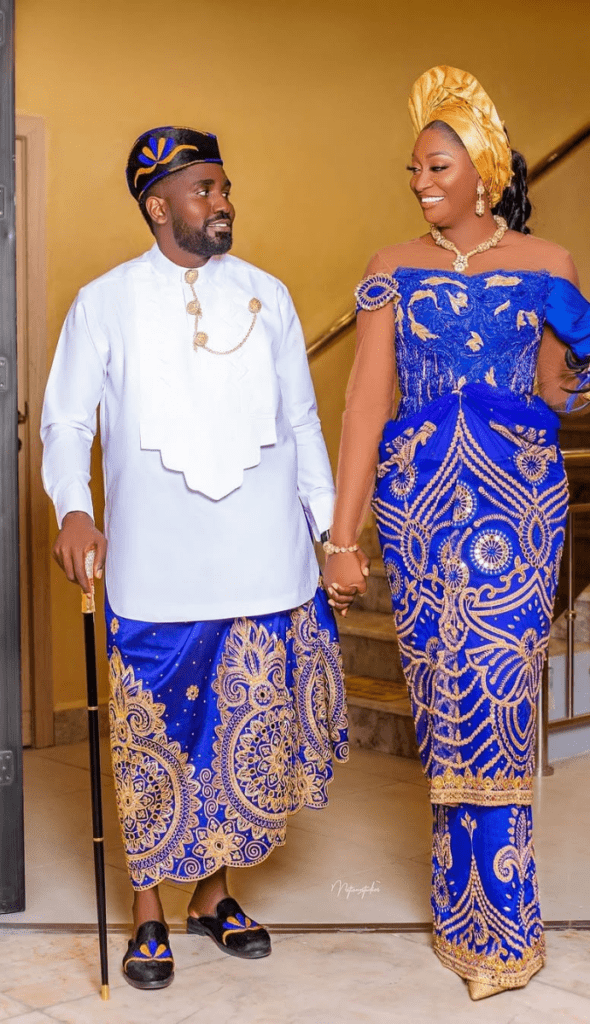 15 PHOTOS: Most Attractive Efik Traditional Wedding Attire for Couples Copy Of Copy Of Untitled Design 5 590x1024