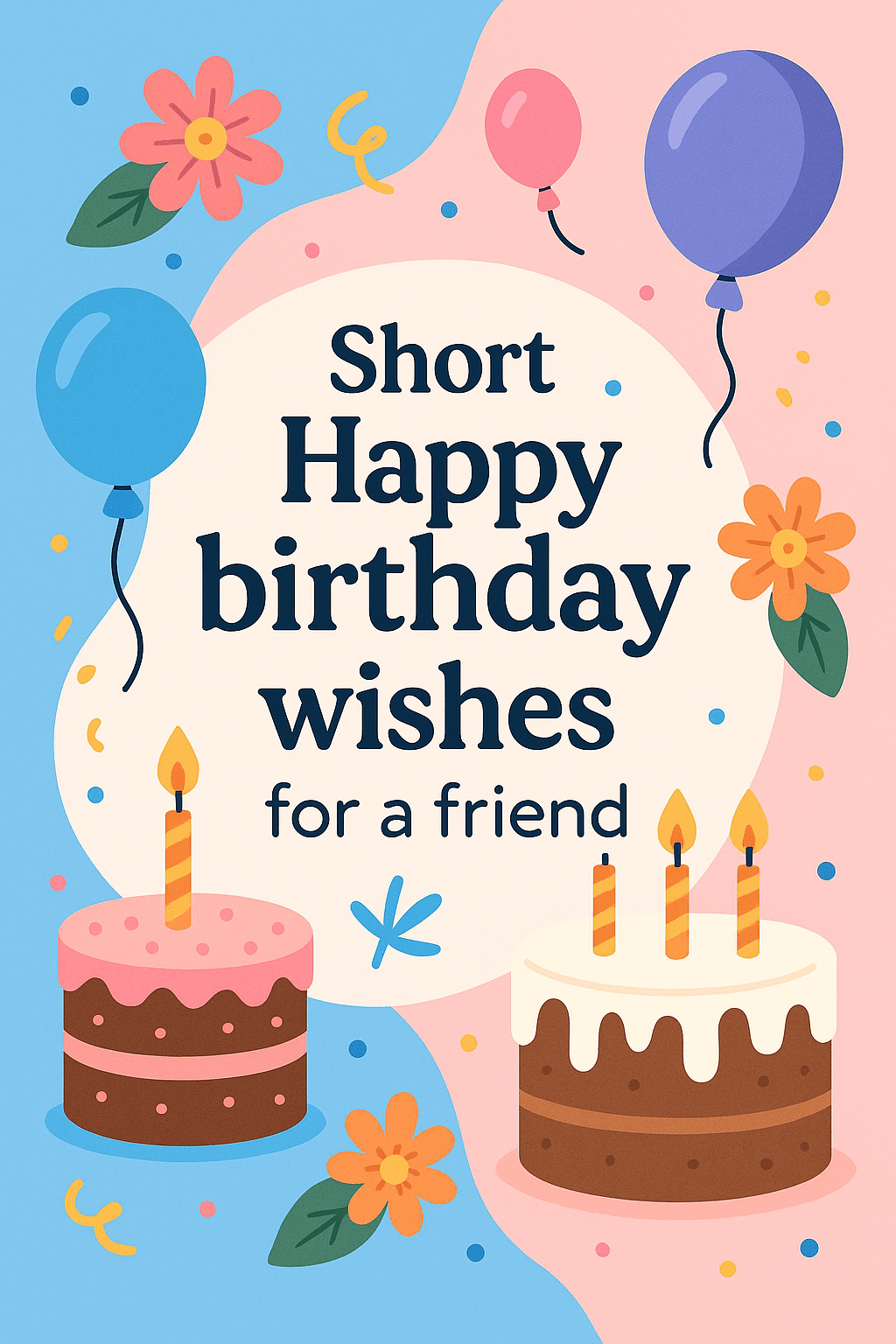 Short Birthday Wishes for A Friend