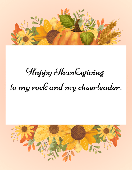 ‘Thanksgiving messages